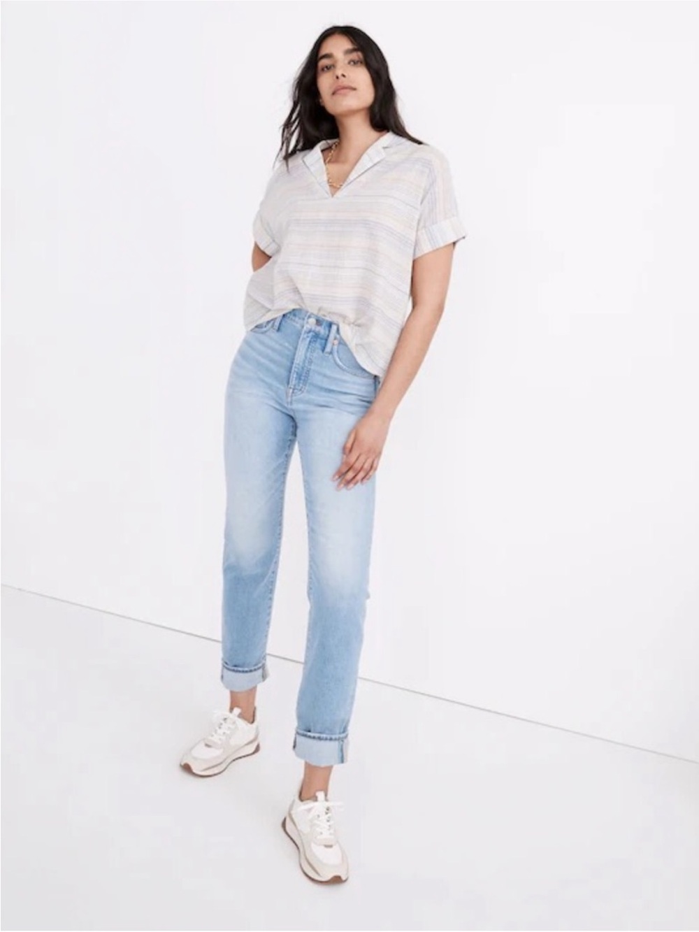 Madewell Classic Straight Jeans in Sayles Wash